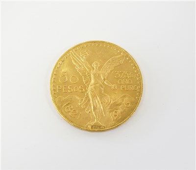Lot 405 - A Mexican Gold 50 pesos