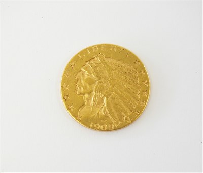 Lot 427 - A United States Indian head 5 dollars