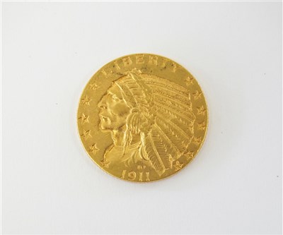 Lot 428 - A United States Indian head 5 dollars