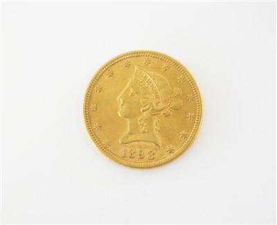Lot 433 - A United States Coronet head 10 dollars
