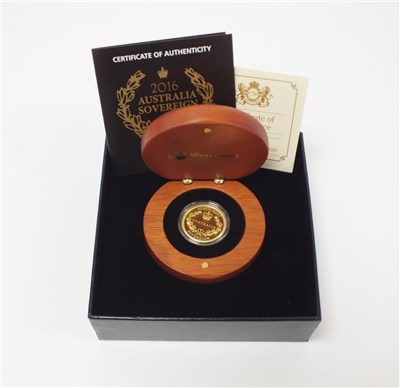 Lot 468 - Australia 2016 Perth mint gold proof sovereign