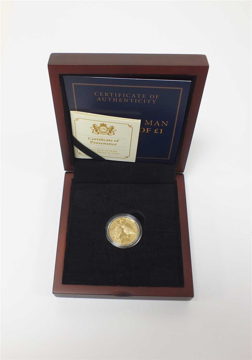 Lot 470 - Isle of Man 2017 gold proof one pound coin