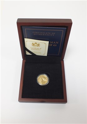 Lot 470 - Isle of Man 2017 gold proof one pound coin