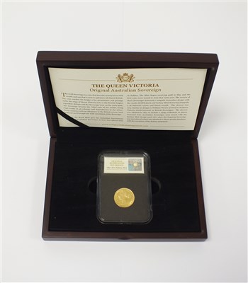 Lot 476 - Queen Victoria original Australian sovereign