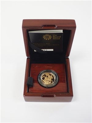 Lot 479 - Elizabeth II 2015 gold proof sovereign