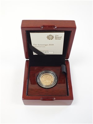 Lot 481 - Elizabeth II 2018 gold proof sovereign