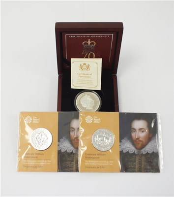 Lot 482 - Jersey, The Prince Philip 70 years of service silver proof £5 coin