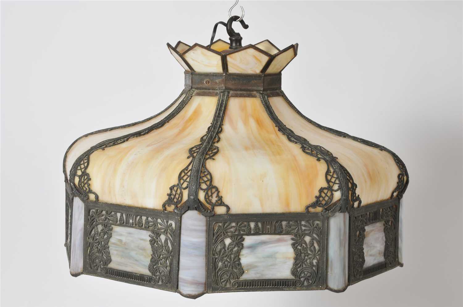 leaded glass shade