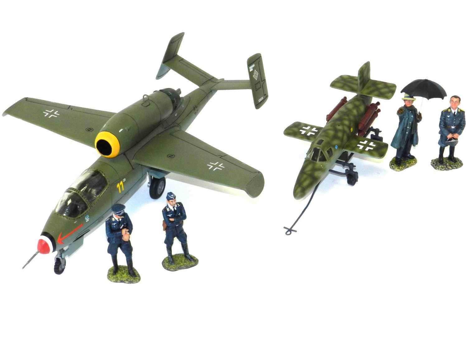 Lot 614 - Thomas Gunn Heinkel He162 and Bachem Ba349...