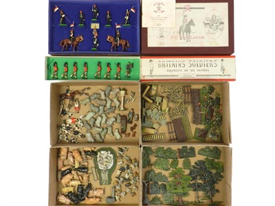 Lot 647 - 130+ Britains post-war figures; some boxed....