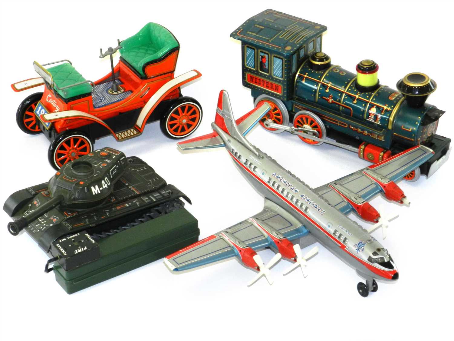 Lot 807 - Vintage 1960s Japanese Tinplate toys