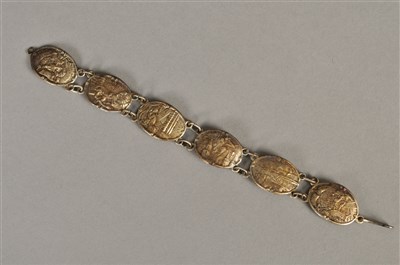 Lot 228 - Dutch white metal WWII bracelet