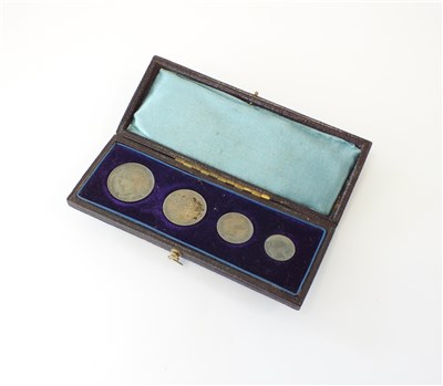 Lot 501 - A Victorian young head maundy set