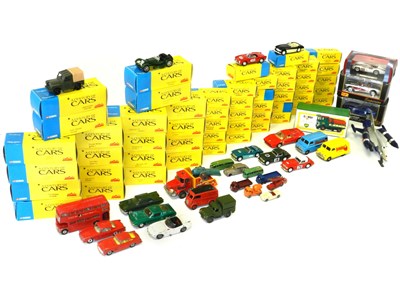 Lot 740 - Quantity of Solido-Corgi and vintage Dinky, Corgi and Matchbox Vehicles