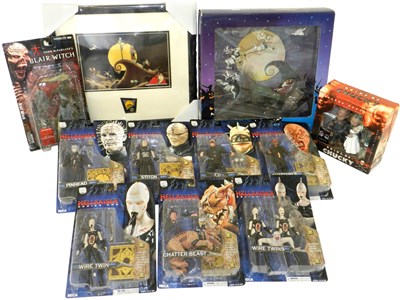 Lot 778 - Sealed Horror Film Action figures; Hellraiser, Blair Witch etc.