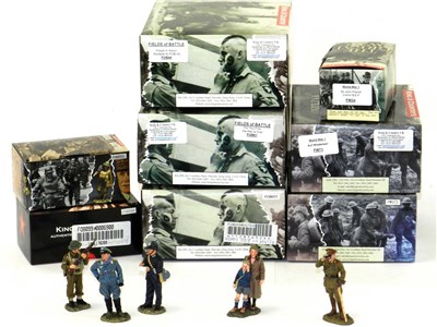 Lot 289 - King & Country WWI and Fields of Battle boxed figure sets