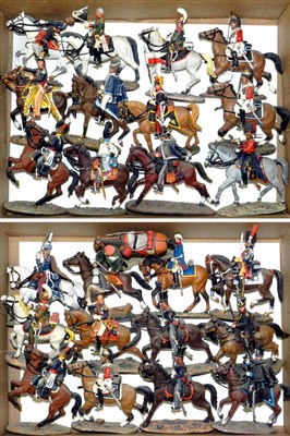 Lot 290 - Del-Prado Napoleonic and WWII metal figures