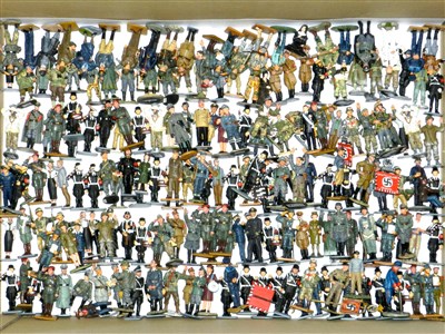 Lot 293 - Unboxed King & Country, Del Prado and similar modern WWII-era figures