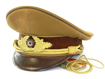 Lot 723 - German Third Reich NSDAP Political Leader's visor cap