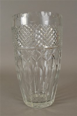 Lot 146 - Large Baccarat cut crystal vase