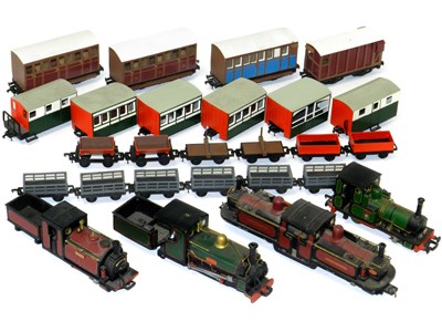 Lot 782 - Kit Built OO9 Narrow Gauge locos, coaches and wagons