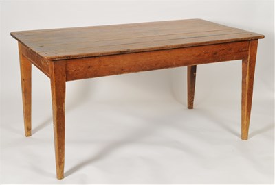 Lot 345 - An early 20th century Rustic pine kitchen table