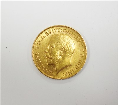 Lot 200 - A George V half sovereign