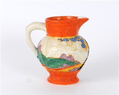 Lot 157 - Clarice Cliff 'Secrets' Dragon jug