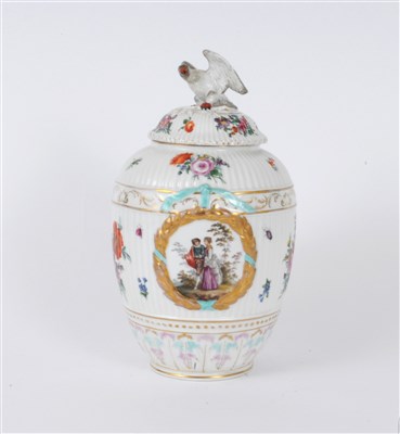 Lot 32 - KPM Berlin vase and cover
