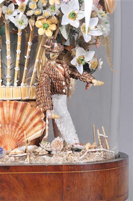 Lot 211 - A large, complex and impressive Victorian sailor's sweetheart or terrarium