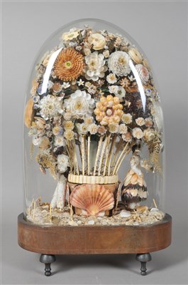 Lot 211 - A large, complex and impressive Victorian sailor's sweetheart or terrarium