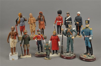 Lot 122 - Collection of military and related figures