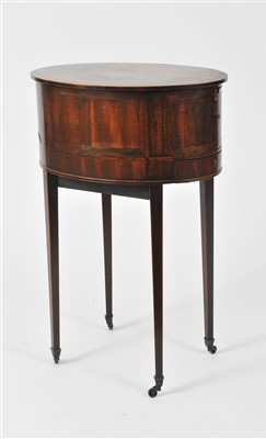 Lot 137 - A Regency mahogany veneered occasional table