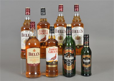 Lot 590 - Bells 8 years old, 40%1 litre 4 bottles,...