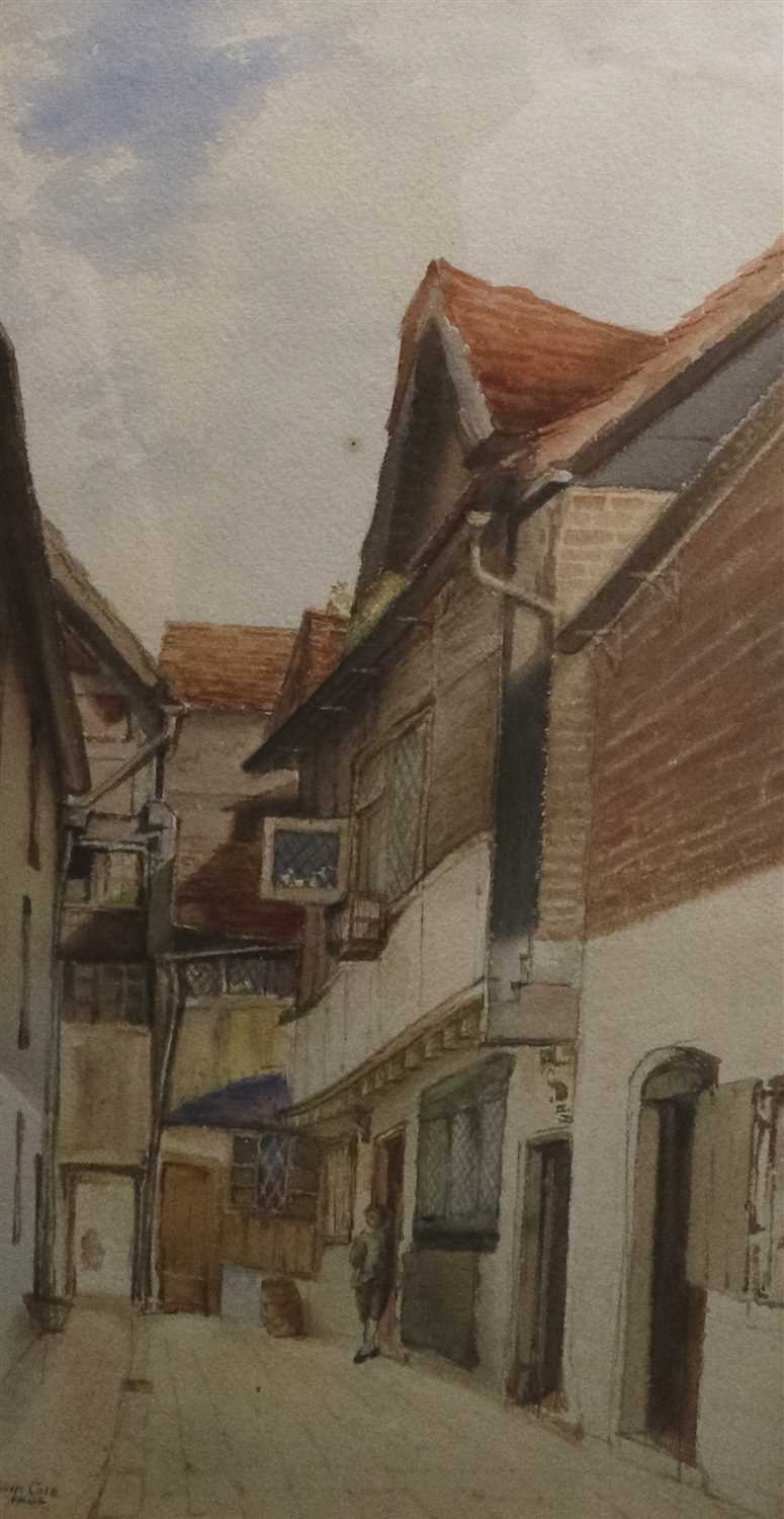 Lot 52 - Edwin Cole, a pair of watercolours