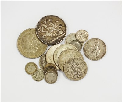 Lot 199 - A collection of silver, cupro-nickel and bronze coinage