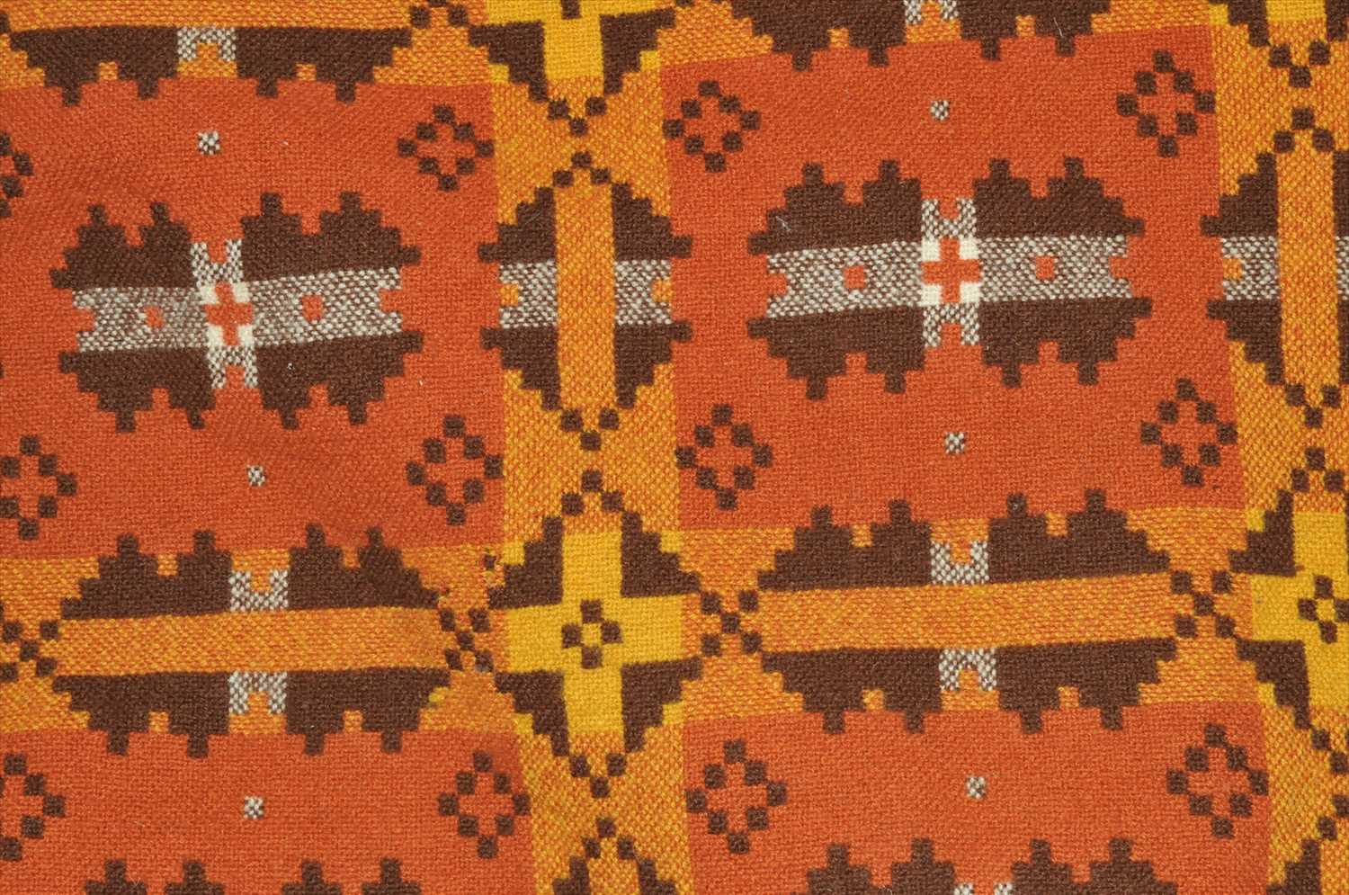Lot 488 - A matched pair of 20th century woven welsh wool blankets