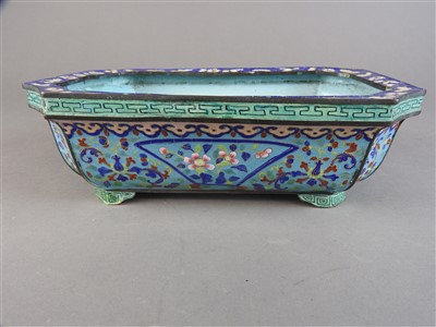 Lot 126 - A canton enamel censer, Qing Dynasty, of...