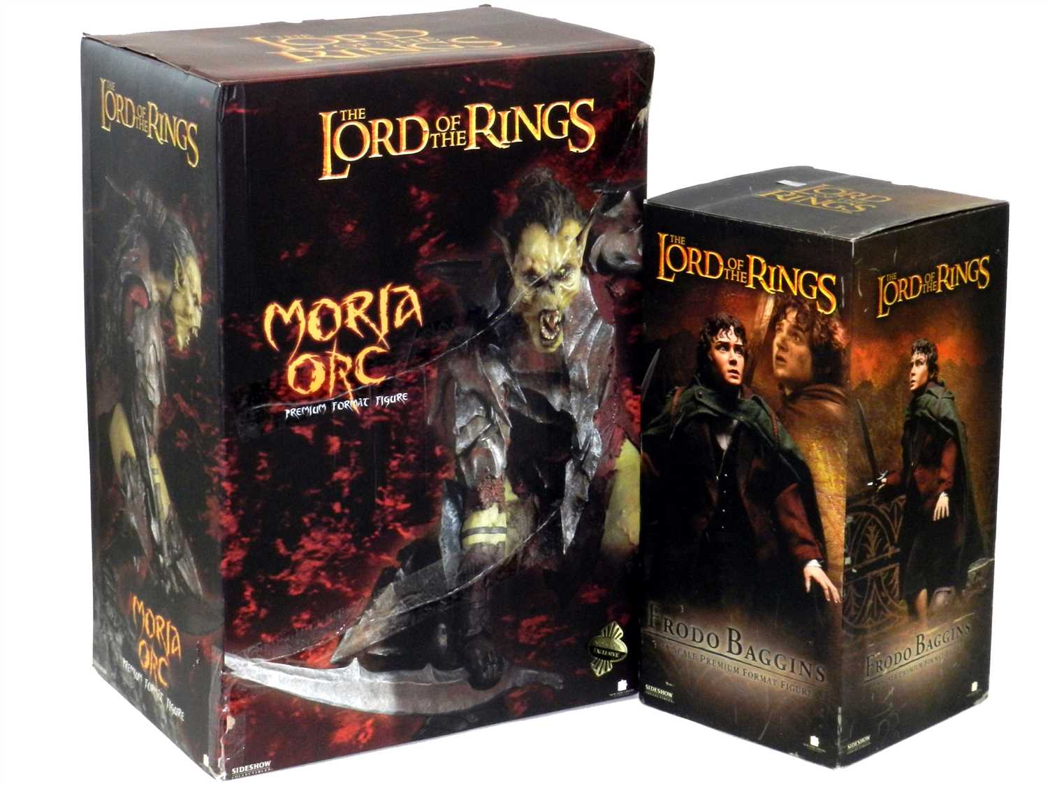 Lot 350 - Lord of the Rings large scale Frodo and Orc:...