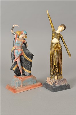 Lot 315 - Two Art Deco style figures