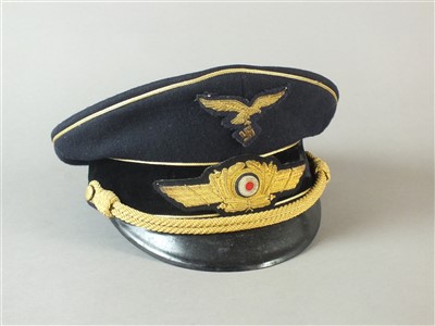 Lot 339 - Reproduction German Third Reich visor cap