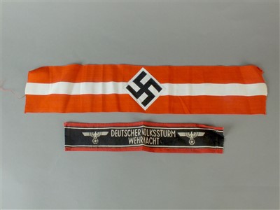 Lot 341 - Two German Third Reich armbands