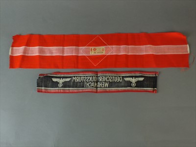 Lot 341 - Two German Third Reich armbands