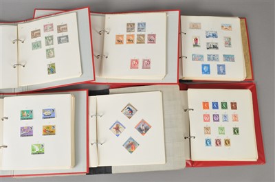 Lot 108 - A collection of thirty-three stamp albums