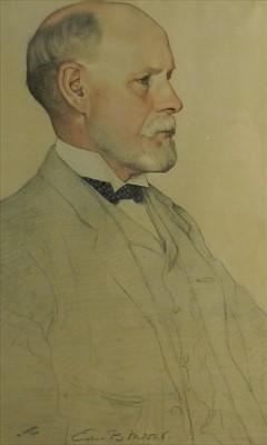 Lot 214 - William Strang (1859-1921), Portrait of Edwin B Moser