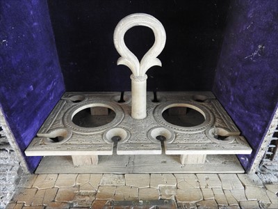 Lot 431 - A German Black Forest musical decanter box