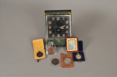 Lot 104 - A silver and a bronze life saving medal, each...