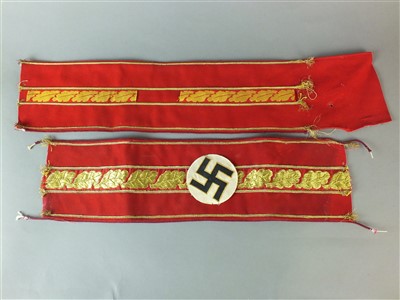 Lot 371 - Two German NSDAP Political armbands