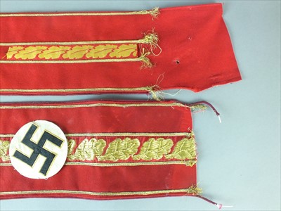 Lot 371 - Two German NSDAP Political armbands