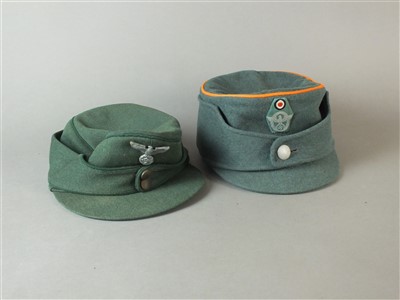 Lot 387 - Two post-war German Third Reich-style M43 Field Caps